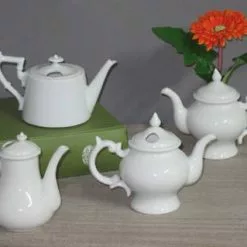 Vasino Mini Teiera Porcellana Bianca