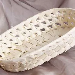 Cestino Palma Ovale Basso