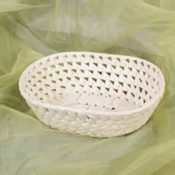 Cestino Portapane Palma Ovale Alto