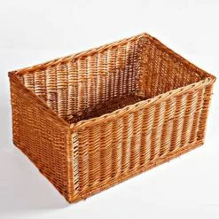 Cesto Vimini Rosso Rettangolare 60x40