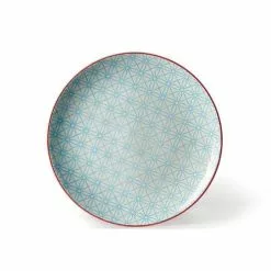 Piatto Dessert Fiore Azzurro Collezione Althea