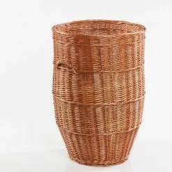 Cesto Tondo Maxi Vimini Rosso 60x90h