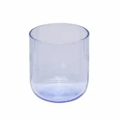 Bicchiere Bollicine Azzurro Vetro 6 Pz