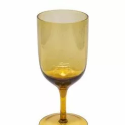 Bicchiere Calice Bollicine Ambra Vetro 6 Pz