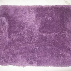Tappeto Arredo Frangia Viola 160x230
