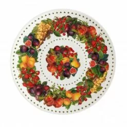 Piatto Piano Melamina Frutti Le Primizie