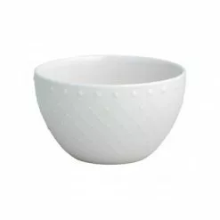 Ciotola Cereali Burlesque Bianco Porcellana 2pz