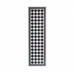 Tappeto Pvc Espanso Dama Nero 58x180