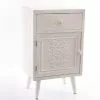 Comodino Intarsi Legno Bianco 1 Anta 1 Cassetto -Vendite Cucina e tavola 62 XT 9356 thumbnail 500x500 70
