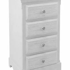 Cassettiera Decapata 4 Cassetti Roselline