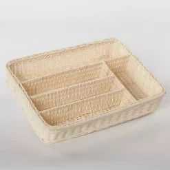 Portaposate Da Cassetto Intreccio Midollino