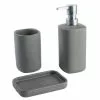 Accessori Bagno Modern 3pz Ceramica Grigio Antracite -Vendite Cucina e tavola Accessori bagno modern 3pz ceramica grigio antracite thumbnail 500x500 70