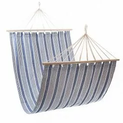 Amaca Cotone Righe Blu 100x200