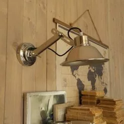 Applique Metallo Argentato Snodabile