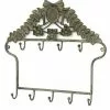 Attaccapanni Ferro Grigio Fiocco E Foglia Shabby 9 Ganci Da Parete -Vendite Cucina e tavola Attaccapanni ferro grigio fiocco shabby 9 ganci da parete thumbnail 500x500 70