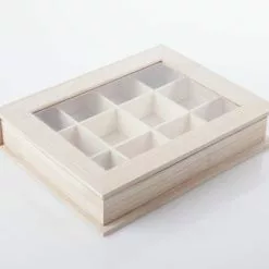 Bacheca Legno Formato Libro Con Anta Vetro