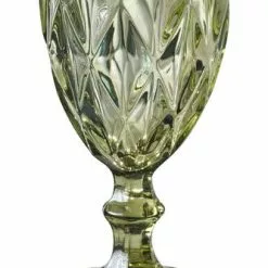 Bicchiere Calice Louis Rombi Verde Vetro 6pz