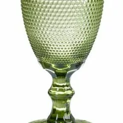 Bicchiere Calice Pallini Verde 6pz