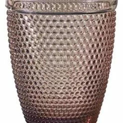 Bicchiere Acqua Vetro Pallini Rosa Purple 6pz