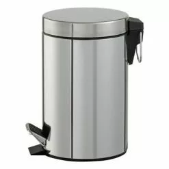 Bidoncino Acciaio Inox Con Pedale 3Litri