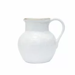 Brocca Bianca Porcellana Collezione Mediterraneo