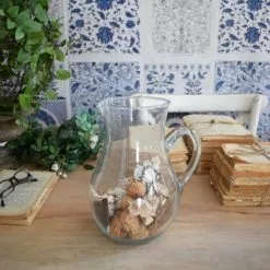 Brocca Da Tavola Vetro Bombata 22h