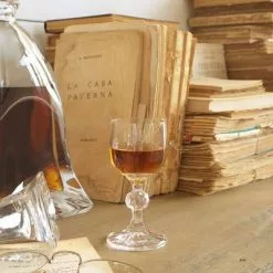 Calice Liquore Vetro Cristallino Bohemia 6pz