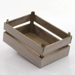 Cassetta Legno Abete Grigia Tipo Frutta 33x23x15h