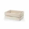 Cassetta Legno Bianco Con Fodera Pizzo 40x28x16h -Vendite Cucina e tavola Cassetta legno bianco con fodera pizzo 40x28x16h thumbnail 500x500 70