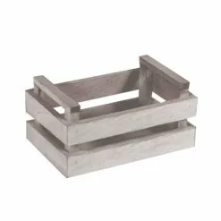 Cassetta Legno Grigia Mini 13,5X8