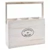 Cassetta Portabottiglie Nature Legno Bianco Con Manico 3 Posti -Vendite Cucina e tavola Cassetta portabottiglie Nature legno bianco con manico 3 posti thumbnail 500x500 70
