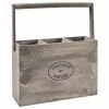 Cassetta Portabottiglie Nature Legno Grigio Con Manico 3 Posti -Vendite Cucina e tavola Cassetta portabottiglie Nature legno grigio con manico 3 posti thumbnail 500x500 70