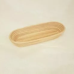 Cestino Ovale Lungo Da Lievitazione Rattan 36x15