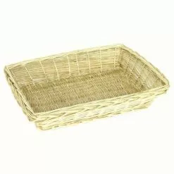 Cestino Vassoio Vimini Naturale 30x20x7,5