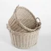 Cesto Midollino Sbiancato Tondo C/maniglie -Vendite Cucina e tavola Cesto midollino sbiancato tondo c maniglie thumbnail 500x500 70