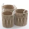Cesto Paglia Seagress Naturale E Corda Bianca Con Manici -Vendite Cucina e tavola Cesto paglia seagress naturale e corda bianca con manici thumbnail 500x500 70