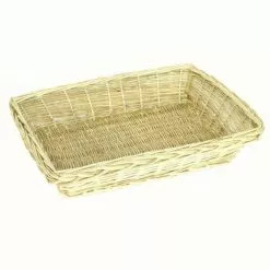 Cesto Vassoio Vimini Naturale 38x27x8h
