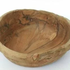 Ciotola Legno Teak Bordo Sottile Cm30