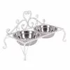 Ciotole Cane Gatto Supporto Ferro Bianco Shabby -Vendite Cucina e tavola Ciotole cane gatto supporto ferro bianco shabby a thumbnail 500x500 70
