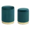Coppia Pouf Contenitore Velluto Blu Petrolio Navy -Vendite Cucina e tavola Coppia pouf contenitore velluto navy thumbnail 500x500 70