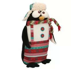 Fermaporta Pinguino Natalizio Freddoloso Tessuto 40h