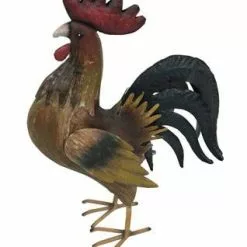 Gallo Ferro Dipinto Nero Giallo 23h