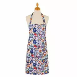 Grembiule Cotone Blu Piatti Del Mediterraneo Ulster Weavers