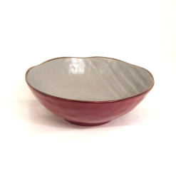 Insalatiera Rossa Porcellana Collezione Mediterraneo