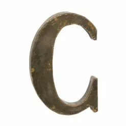 Lettera Metallo C Bronzo