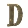 Lettera Metallo D Bronzo -Vendite Cucina e tavola LETTERA METALLO BRONZO D thumbnail 500x500 70