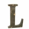 Lettera Metallo L Bronzo