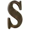 Lettera Metallo S Bronzo -Vendite Cucina e tavola LETTERA METALLO BRONZO S thumbnail 500x500 70