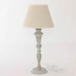Lampada Tavolo Metallo Grigio 54h