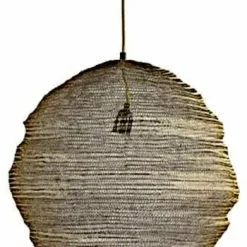 Lampadario Sfera Metallo Oro Traforato Cm50